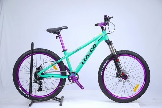 Спортивный горный велосипед грузоподъемностью 150 кг, стальная вилка и обычные педали для комфортной езды