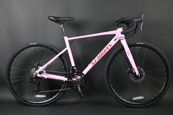 Дорожный велосипед 2×7 скоростей, настраиваемый оптом Настраиваемые дорожные велосипеды Доступный алюминиевый велосипед Легкий городской дорожный велосипед для поездок