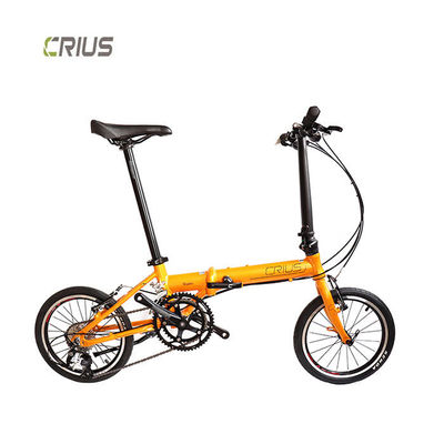Мужской 16-дюймовый Crius Shadow Standard складной велосипед с кассетой Xunjie 9s 11-28T