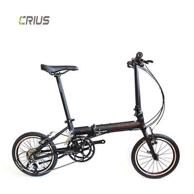 Мужской 16-дюймовый Crius Shadow Standard складной велосипед с кассетой Xunjie 9s 11-28T