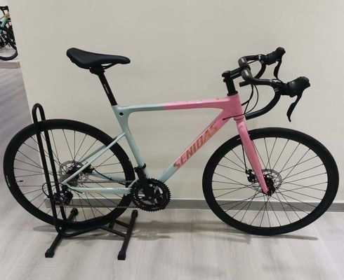 Углеродное волокно сварка дорожного велосипеда 700C 2 * 9s 1 * 9s AL Рама хорошая форма AL Hub и 10 кг