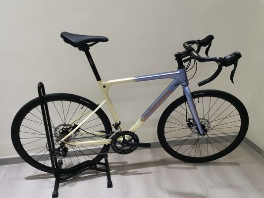 Углеродное волокно сварка дорожного велосипеда 700C 2 * 9s 1 * 9s AL Рама хорошая форма AL Hub и 10 кг