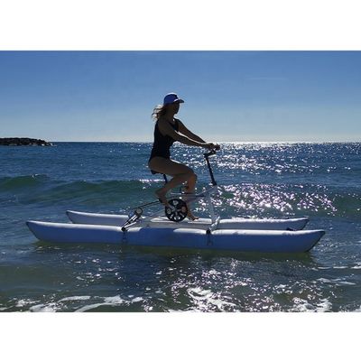 Курортный отель Водное игровое оборудование Сплавный педальный велосипед Плавающий надувный водный велосипед