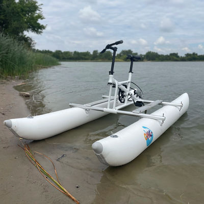 Курортный отель Водное игровое оборудование Сплавный педальный велосипед Плавающий надувный водный велосипед