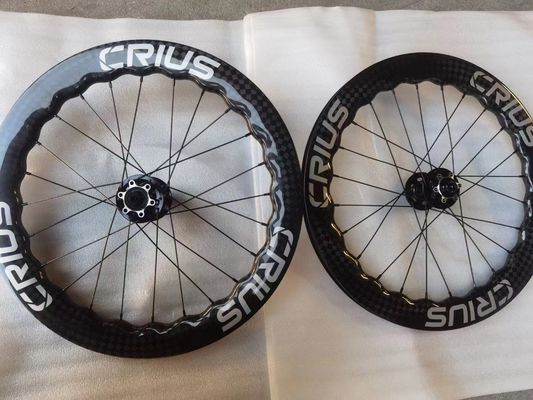 Углеродный колесный комплект BMX 1,8 кг Вес для складного велосипеда Crius Долговечные показатели
