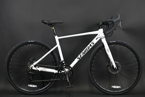 Дорожный велосипед 2×7 скоростей, настраиваемый оптом Настраиваемые дорожные велосипеды Доступный алюминиевый велосипед Легкий городской дорожный велосипед для поездок