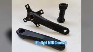 Легкая шатунная система MTB, 170 мм, 104BCD, сплав